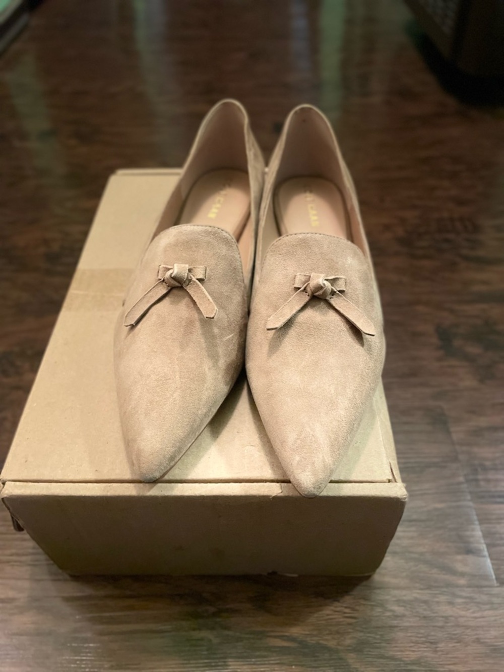 Cole Haan Viola Skimmer Flat LIGHT WHISKEY size 9 1/2 B